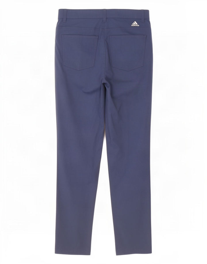 Pantaloni casual subțiri pentru bărbați Adidas W32 L30 poliamidă albastră