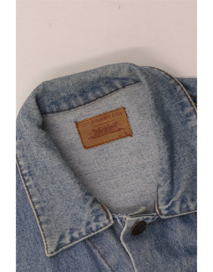 Jachetă de blugi pentru bărbați Levi's UK 40 Large Blue