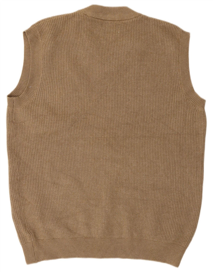 Marks & Spencer Vestă pentru bărbați Tank Top Mare Bej Poliester