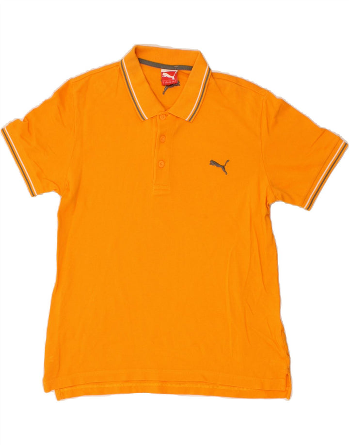 PUMA Mens Polo Shirt Small Orange Cotton Vintage Puma and Second-Hand Puma from Messina Hembry 
