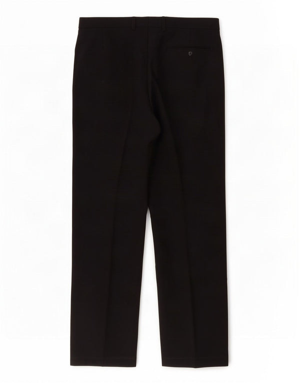 Marks & Spencer Pantaloni de costum pentru bărbați, drepti, cu croiala normală, L36 L31, bleumarin