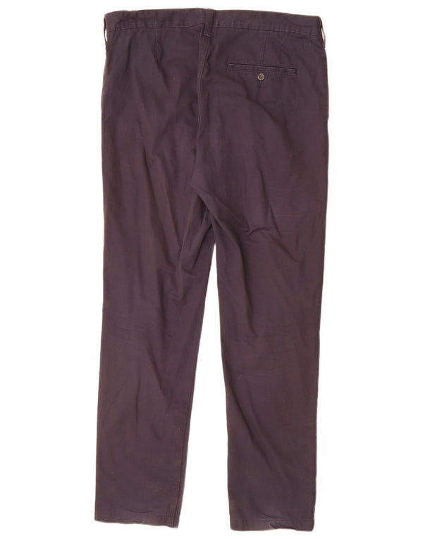 Pantaloni chino conici pentru bărbați Marks & Spencer L34 L29 Bumbac bleumarin