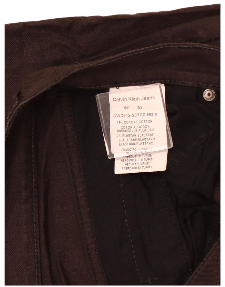 Bermude Calvin Klein pentru femei W31 bumbac maro mediu