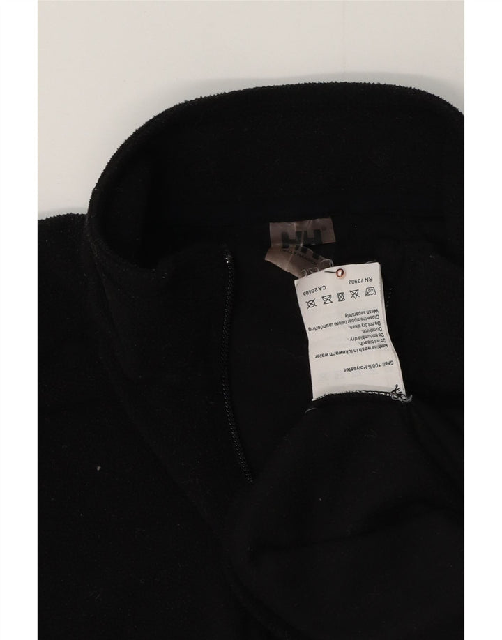 HELLY HANSEN Pulover pentru bărbați, cu fermoar, lână, negru, poliester