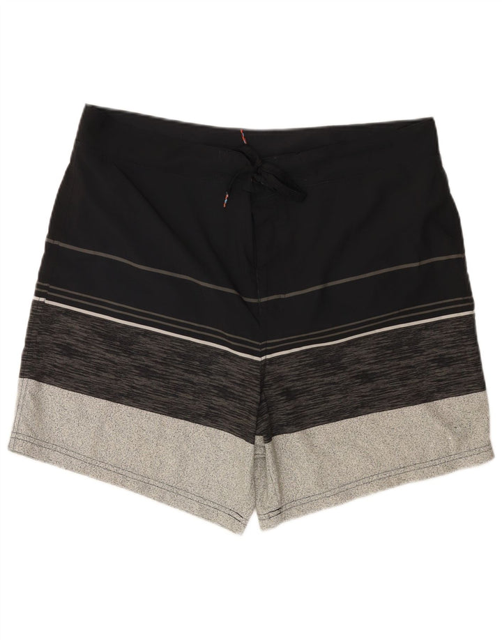 Pantaloni scurți de înot Crivit pentru bărbați XL, negru, poliester color bloc