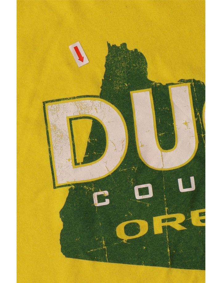 Tricou grafic Russell Athletic pentru bărbați Top 2XL Galben