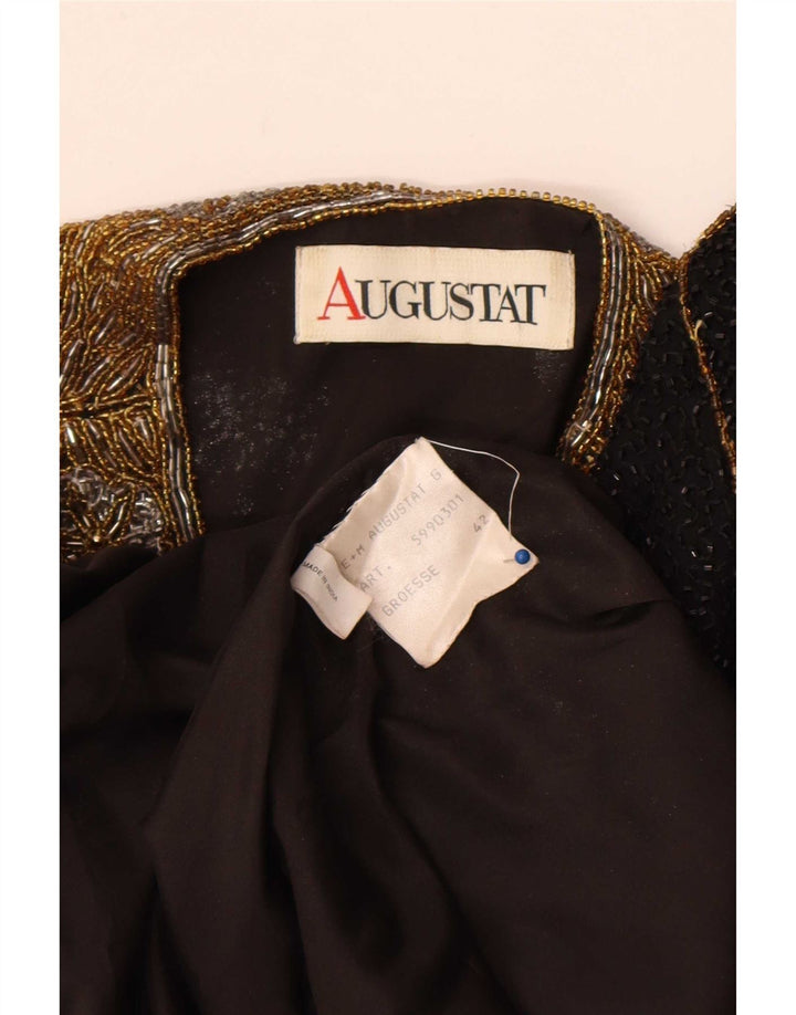 Jachetă pentru femei Augustat Blazer IT 42 Medium Black Colorblock Mătase