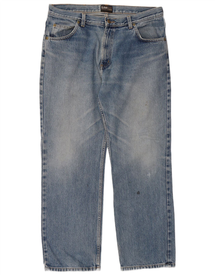 Blugi LEE Brooklyn Straight pentru bărbați W36 L30 Bumbac albastru