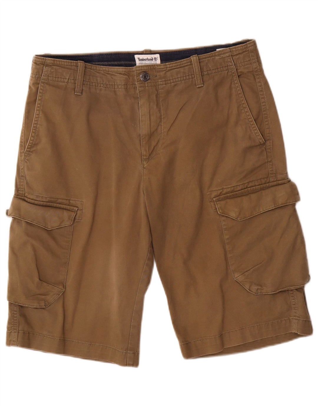 Pantaloni scurți cargo pentru bărbați Timberland W30, bumbac mediu bej