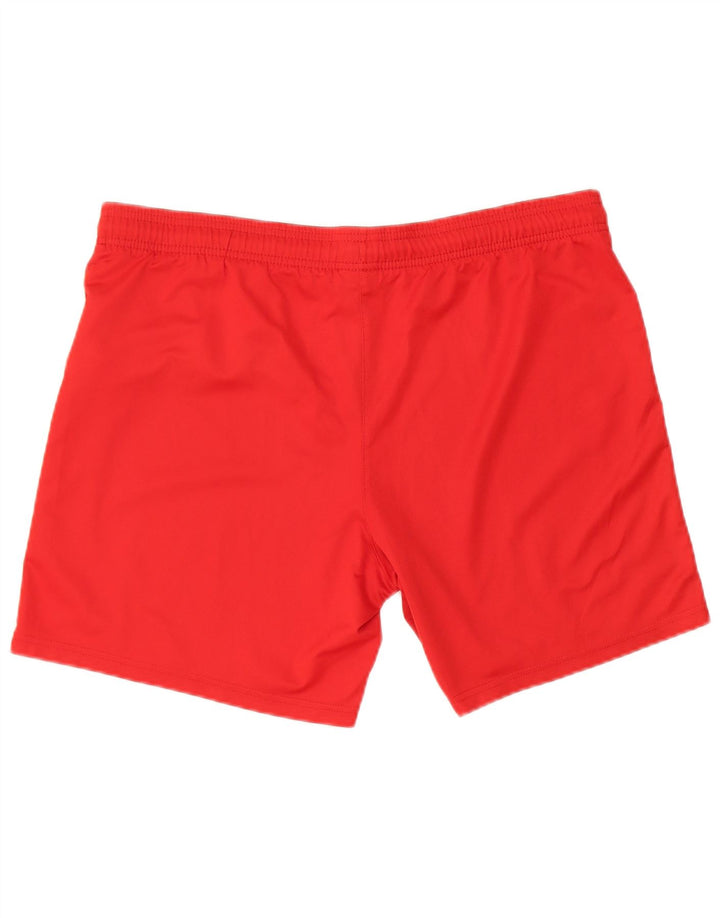 Pantaloni scurți sport Nike Dri Fit pentru bărbați, poliester roșu mediu
