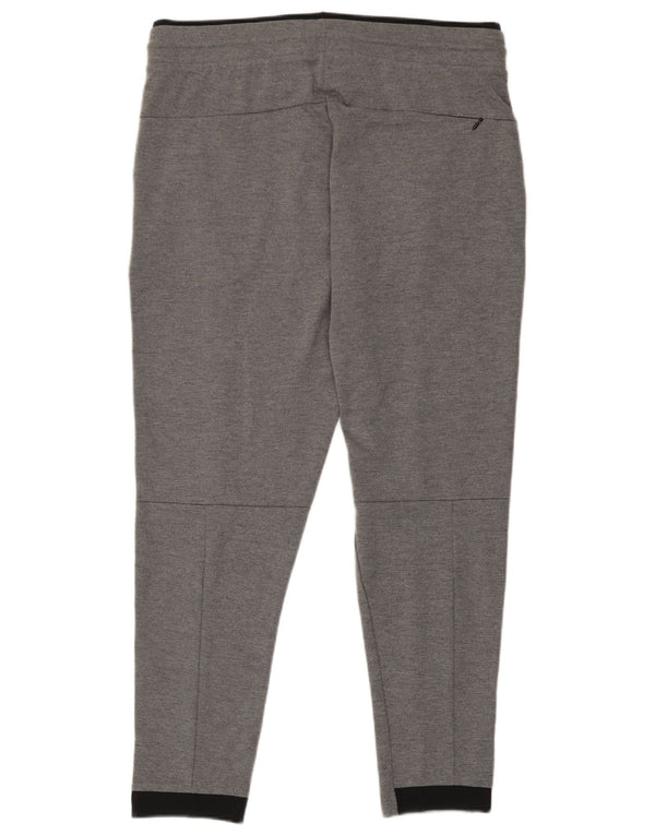 Pantaloni de trening Zara pentru femei UK 18 XL Gri poliester color bloc