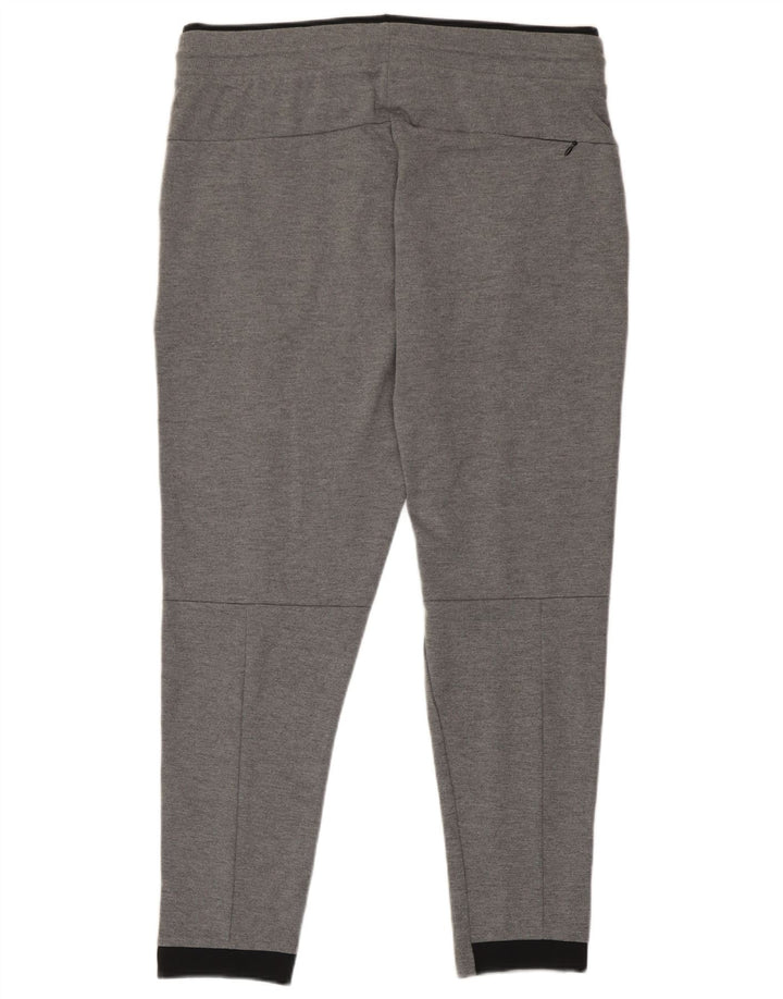 Pantaloni de trening Zara pentru femei UK 18 XL Gri poliester color bloc