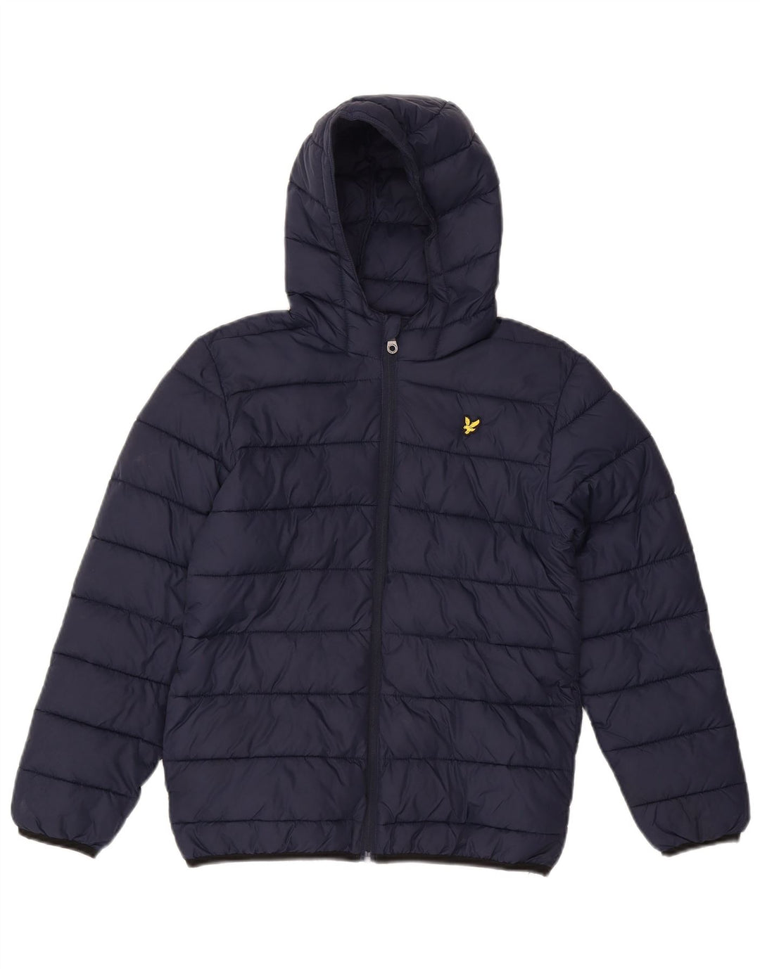 LYLE & SCOTT Boys Hooded Padded Jacket 12-13 Years Navy Blue