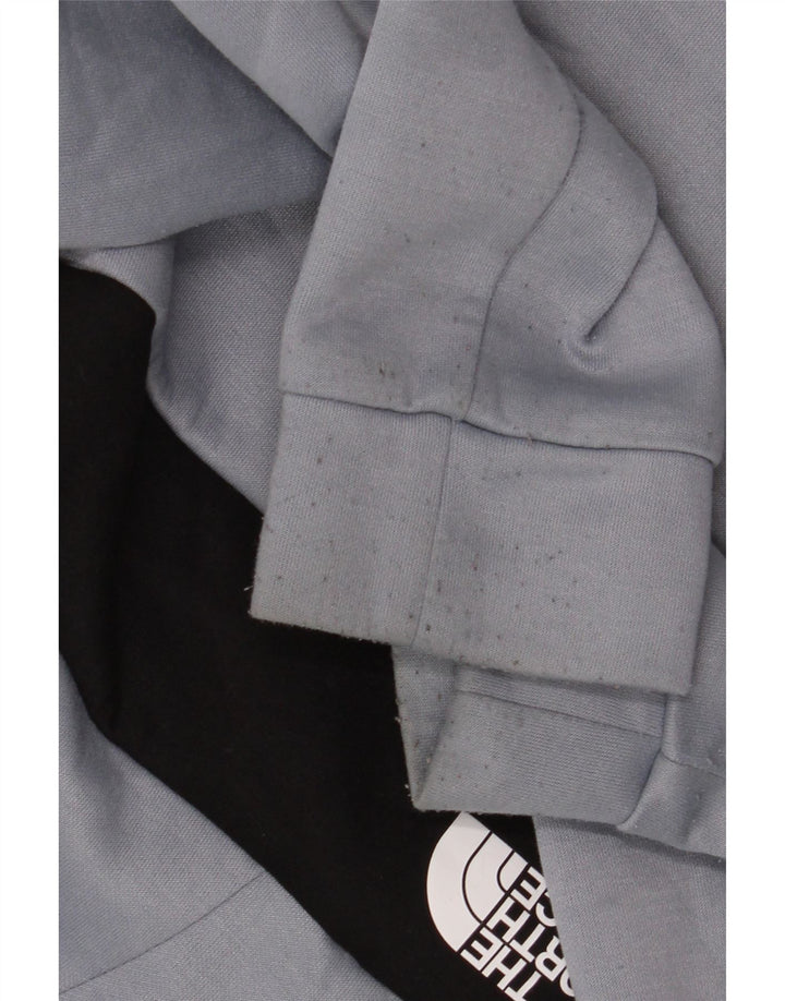 The NORTH FACE Pulover cu glugă cu fermoar cu grafic pentru băieți 14-15 ani XL gri