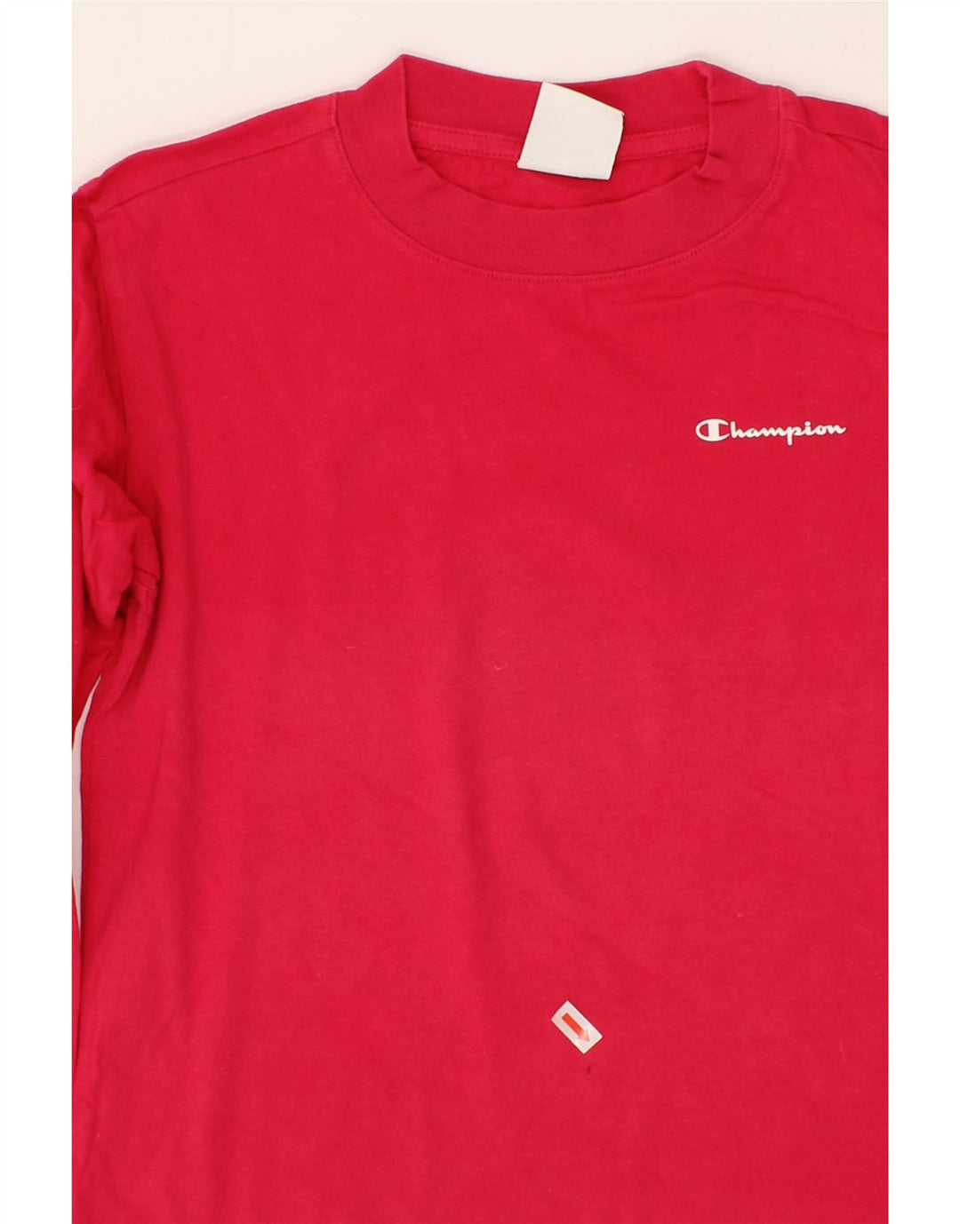 CHAMPION Girls Graphic Top Long Sleeve 9-10 Years Medium  Pink Vintage Champion and Second-Hand Champion from Messina Hembry 