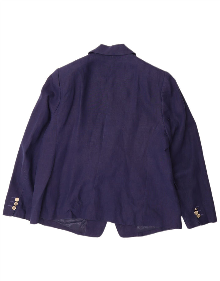 Jachetă pentru femei Marks & Spencer cu două piepturi, UK 18 XL, bleumarin