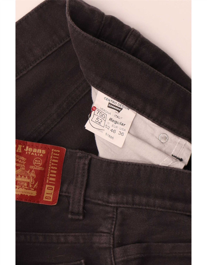 Pantaloni casual obișnuiți pentru bărbați Carrera 700 L36 L32 bumbac gri