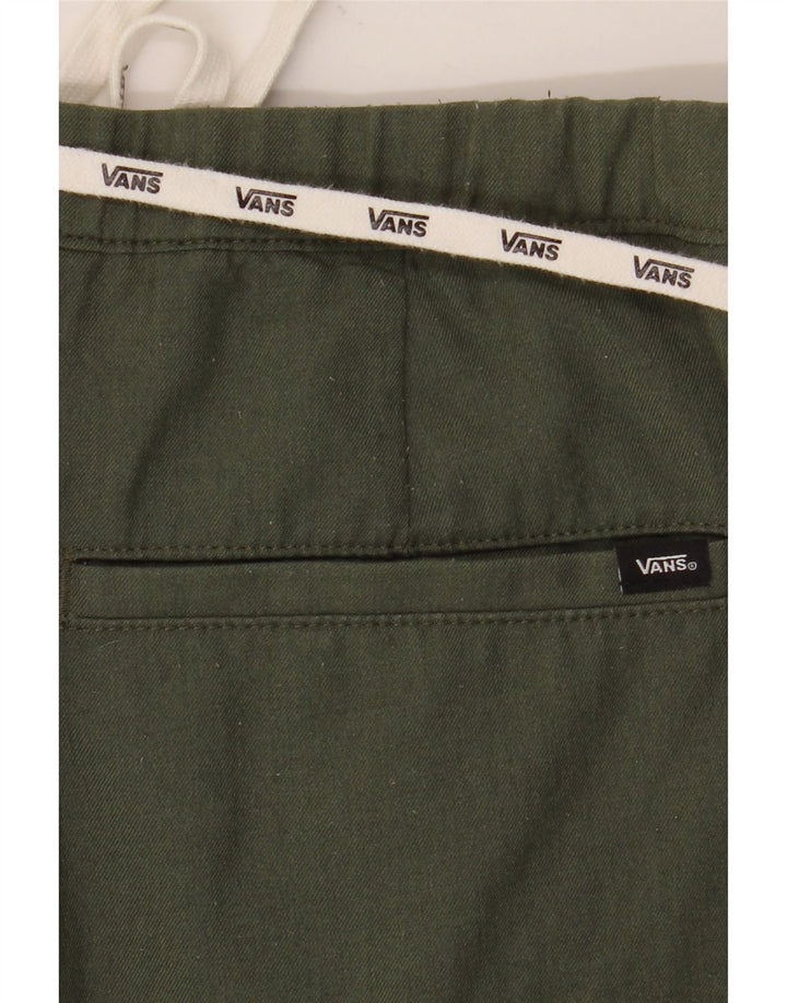 Pantaloni cargo drepti pentru bărbați Vans, mari W32 L28, poliester verde