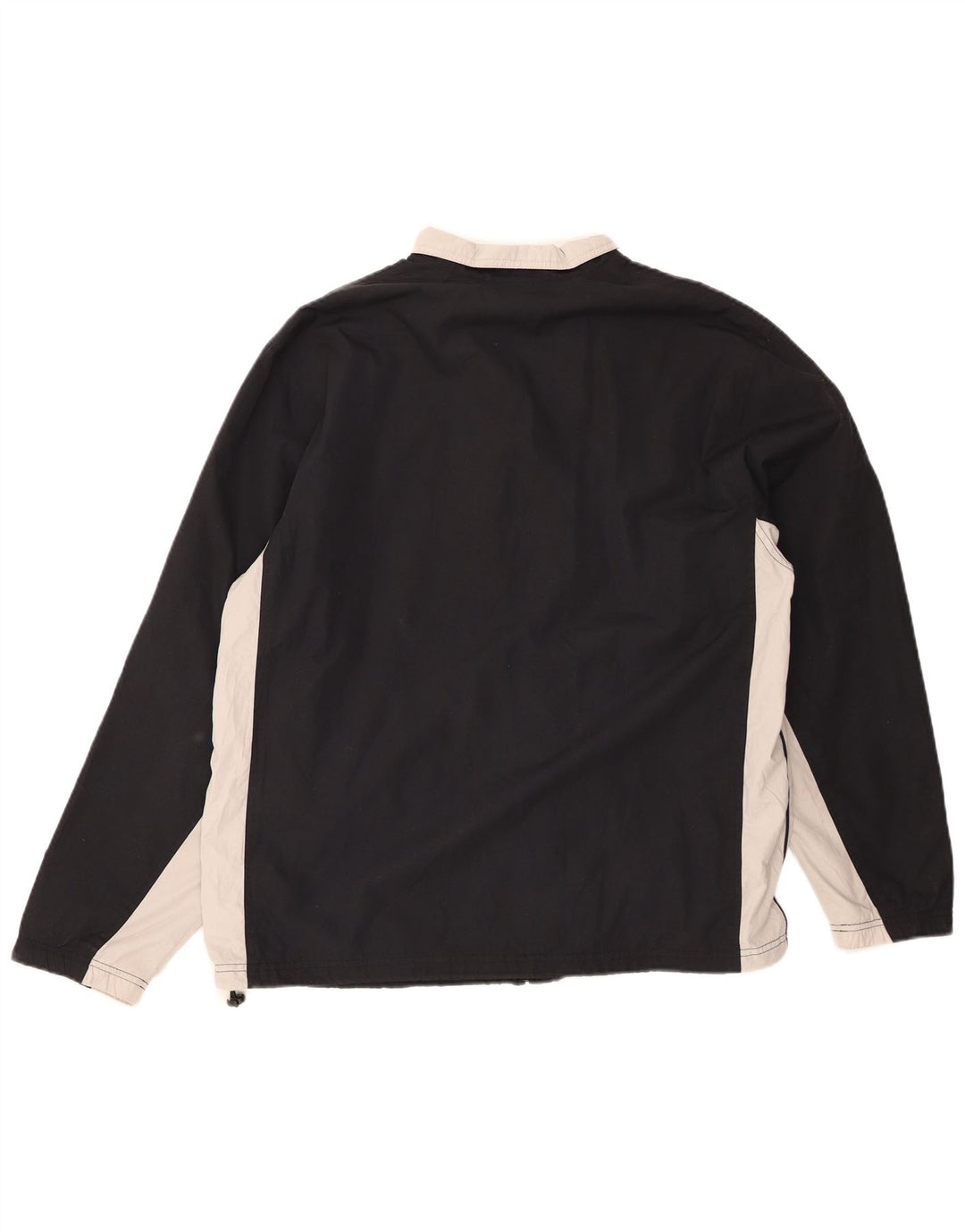 Jachetă de trening pentru bărbați REEBOK, negru mediu, poliester bloc de culoare