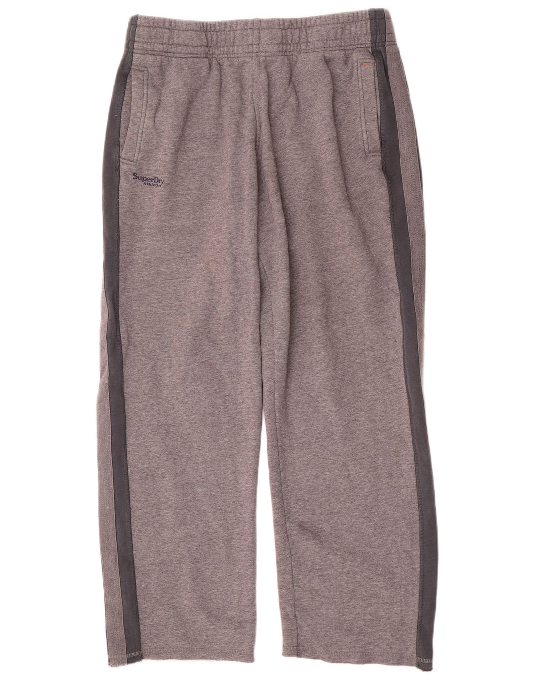 Pantaloni de trening pentru bărbați Superdry, mare, gri, color block, bumbac