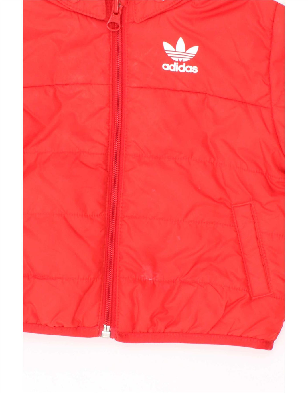 Jachetă căptușită cu glugă Adidas Baby Boys 3-6 luni Poliester roșu