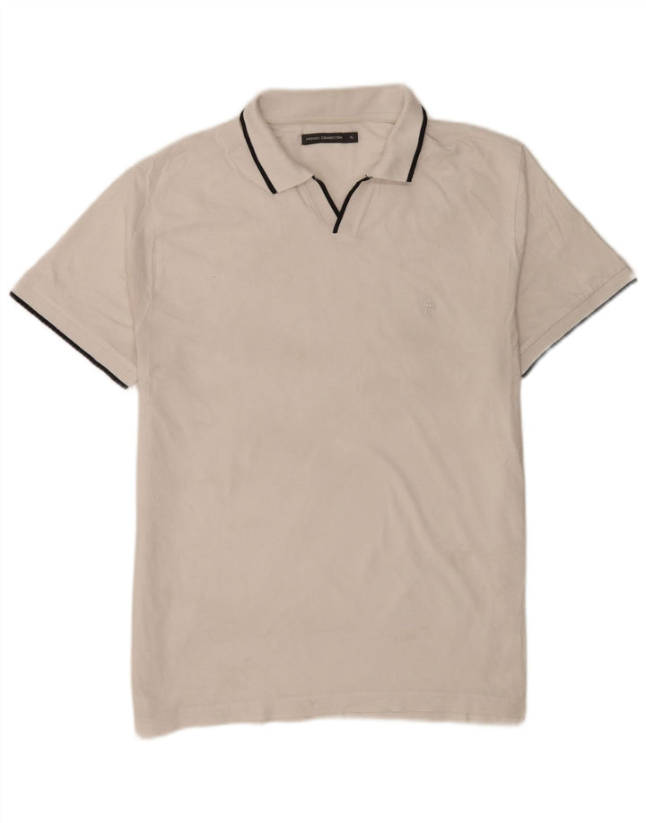 Tricou polo pentru bărbați French Connection XL, alb