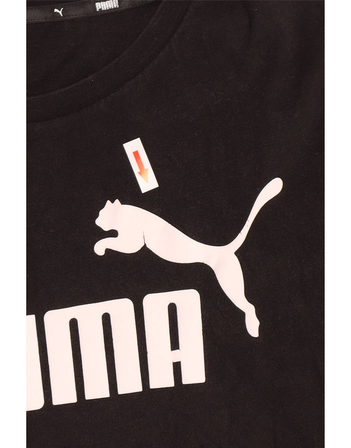 Tricou grafic Puma pentru bărbați Top Small Negru
