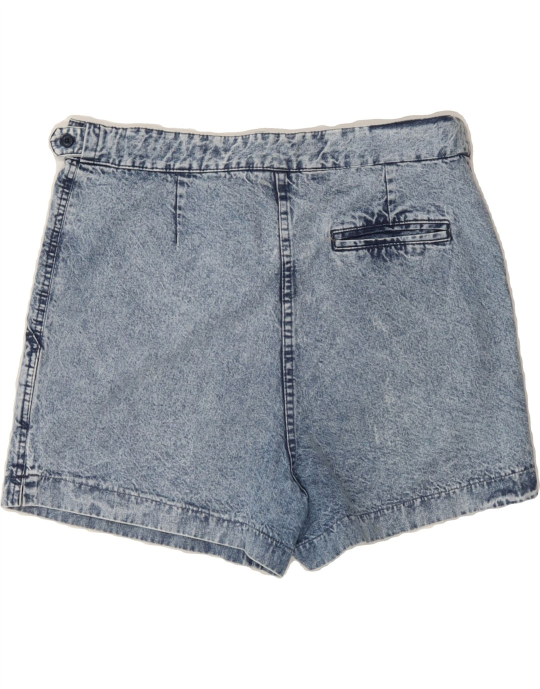 FILA Womens High Waist Denim Shorts W34 Large Blue Vintage Fila and Second-Hand Fila from Messina Hembry 