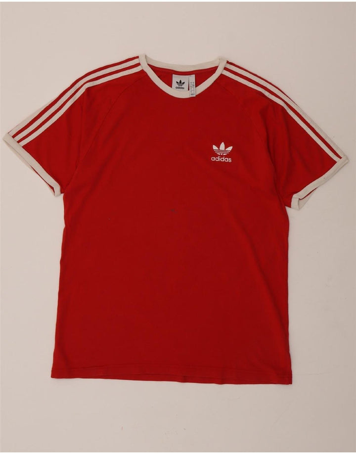 Tricou bărbați ADIDAS Top mare bumbac roșu