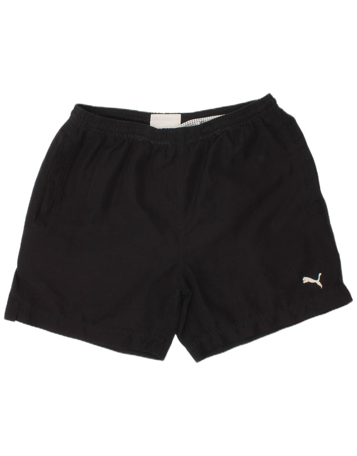 Pantaloni scurți de înot Puma băieți 15-16 ani poliester negru