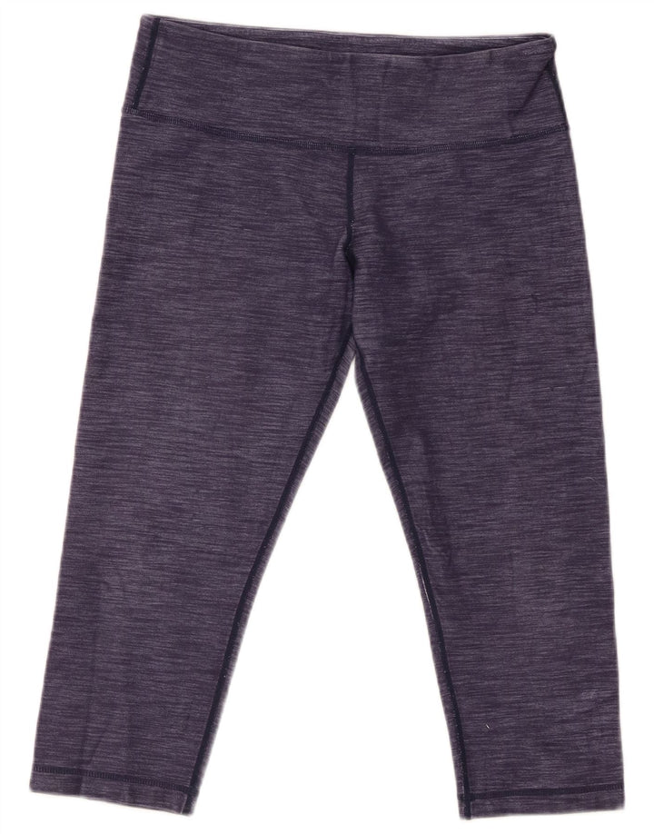 LULULEMON Leggings Capri pentru femei US 8 Medium Purple Pinstripe