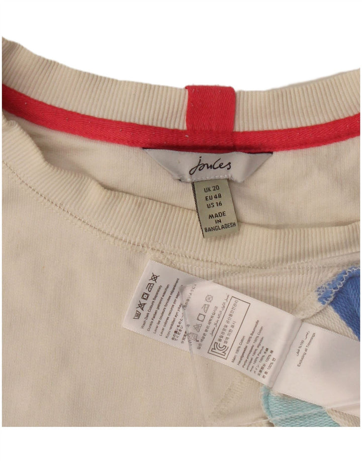 Pulover pentru damă Joules, 20 UK 20 2XL, bumbac cu dungi multicolore