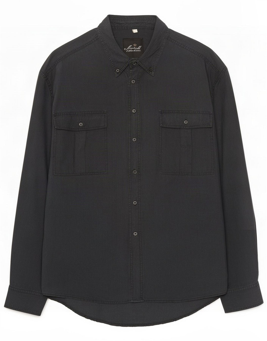 Vintage Mens Shirt Large Black