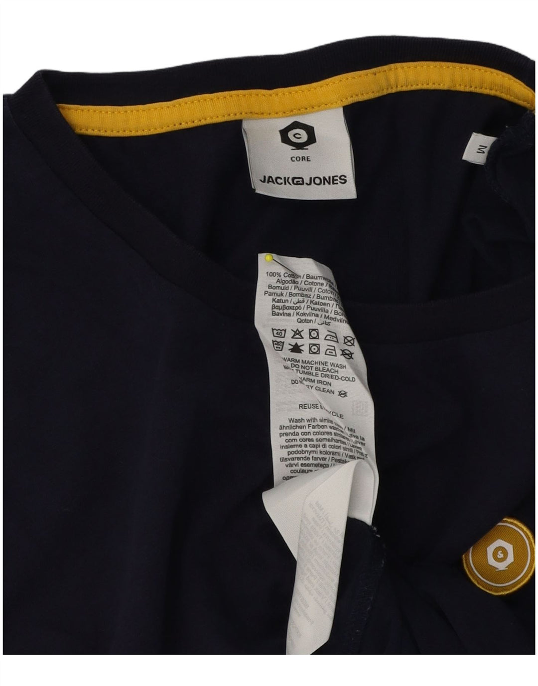Jack & Jones Bărbați Tricou Top Mediu Bleumarin Bumbac