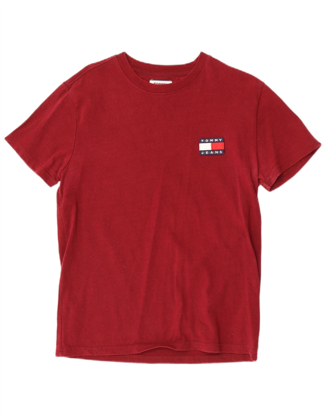 Tricou Tommy Hilfiger pentru bărbați Top mic din bumbac maro