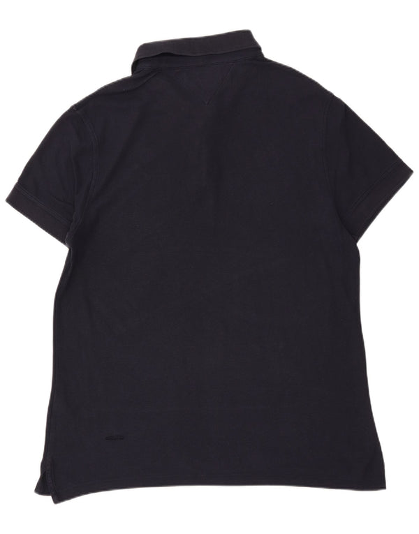 Cămașă polo Tommy Hilfiger pentru bărbați, 2XL, bleumarin, bumbac