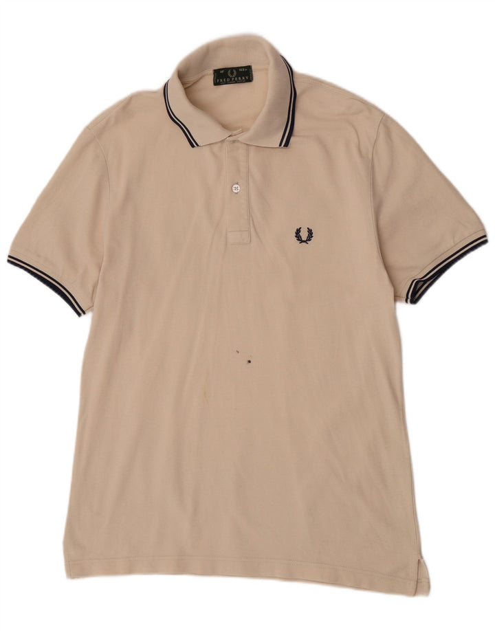 Cămașă polo Fred Perry pentru bărbați, bumbac, bej mediu