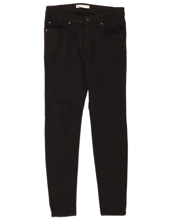 Blugi skinny pentru bărbați Zara EU 42 Large W32 L29 Bumbac negru