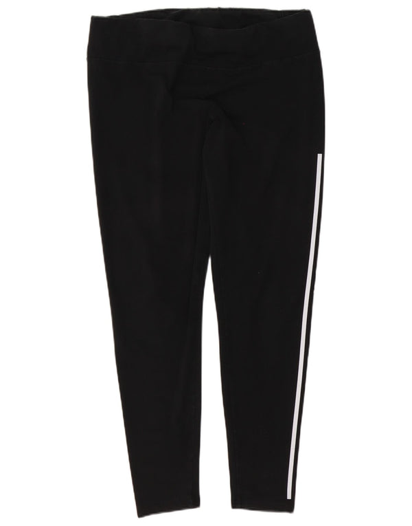 Leggings adidas Climalite Graphic pentru femei UK 20/22 XL bumbac negru