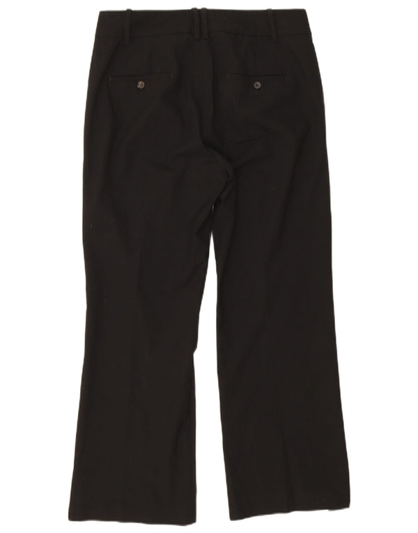 Pantaloni chino drepți pentru femei Zara EU 44 XL W34 L27 Viscoză neagră