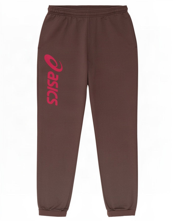 Asics Pantaloni de trening grafic pentru femei Joggeri UK 14 Poliester mediu gri