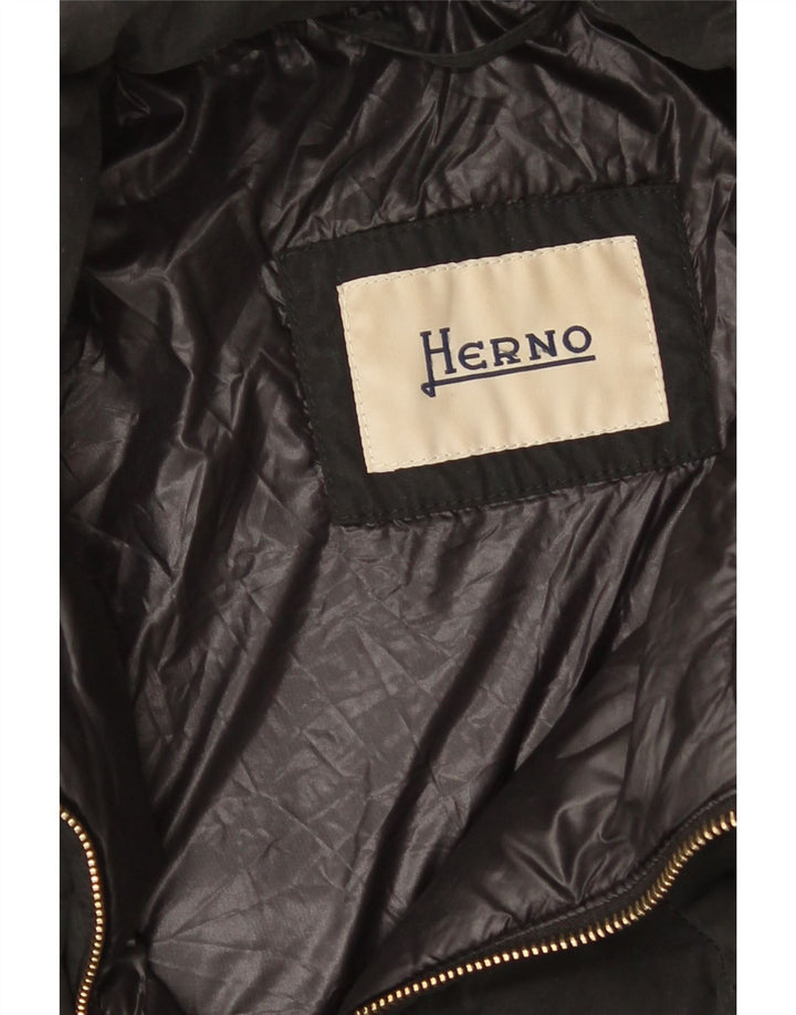Jachetă căptușită pentru femei Herno IT 46 Large Black
