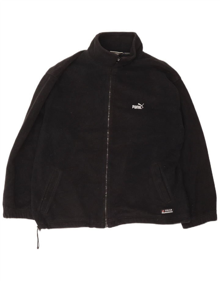 Jachetă pentru bărbați Fleece Puma UK 40 Large Black