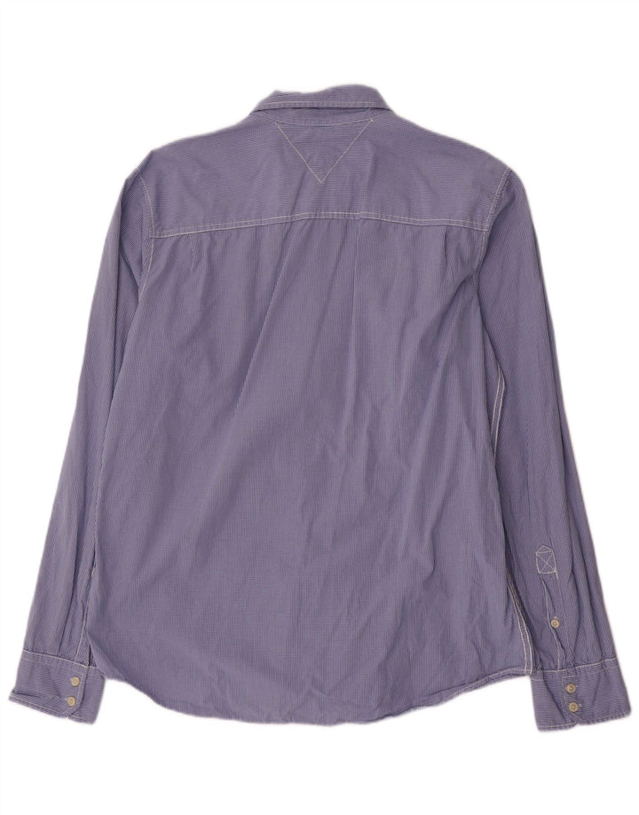 Cămașă pentru bărbați Tommy Hilfiger 2XL, bumbac vichy albastru
