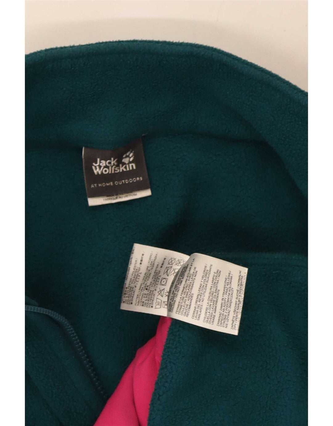 Jack Wolfskin Jachetă pentru femei Liner Fleece UK 12/14 Poliester verde mediu