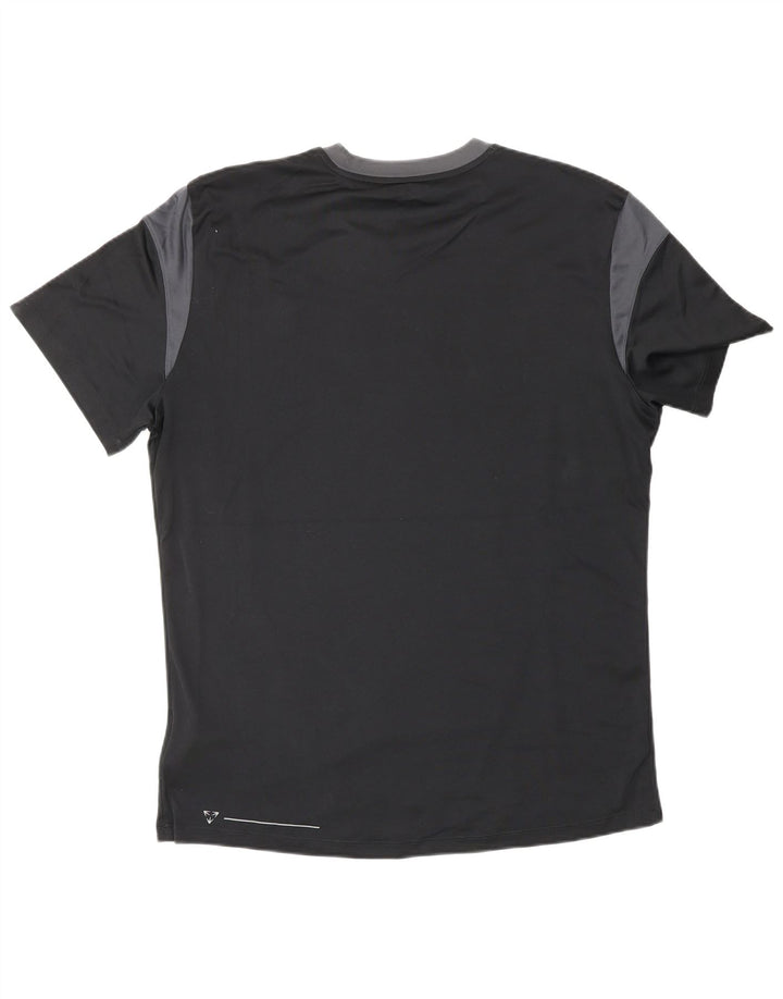 UMBRO Tricou Bărbați Top Mare Negru Colorblock Poliester