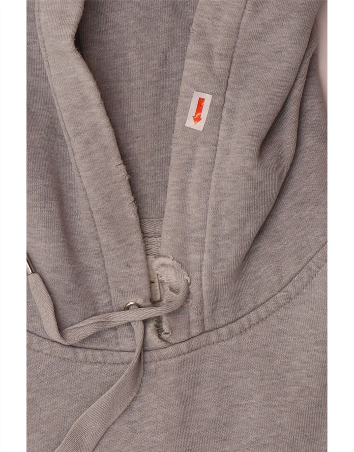 DIESEL Mens Hoodie Jumper Medium Grey Cotton