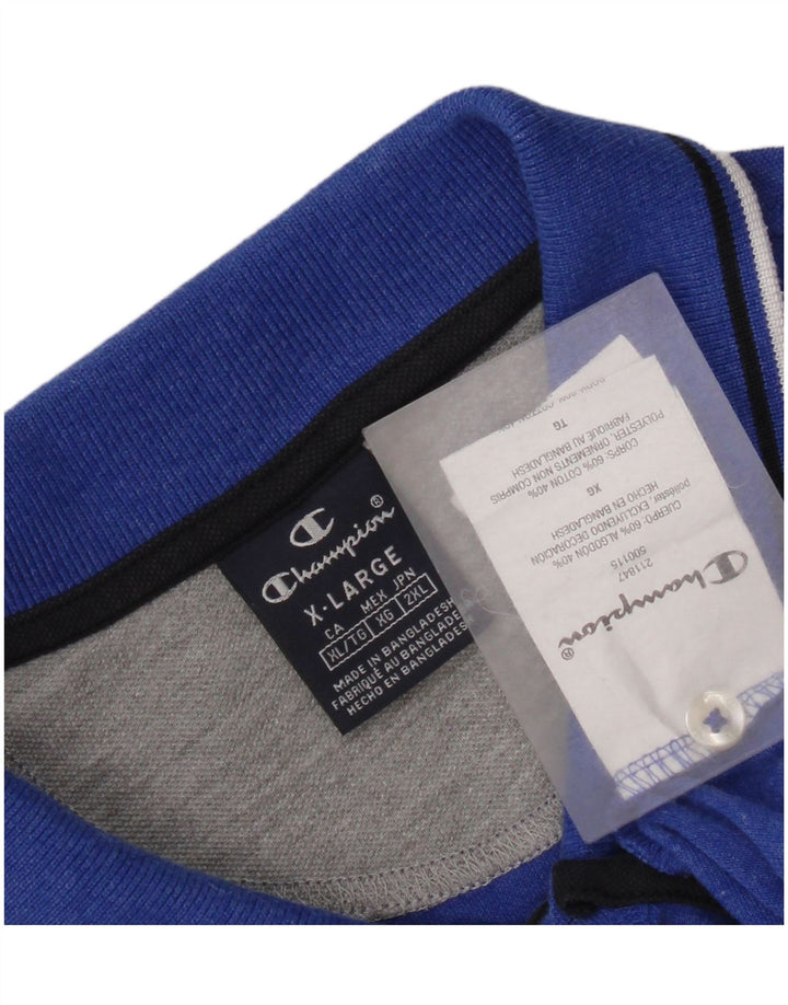 Tricou polo pentru bărbați Champion XL, bumbac albastru