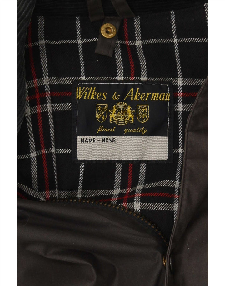 Jachetă pentru bărbați Wilkes&Akerman din bumbac cerat UK 40 mare, gri