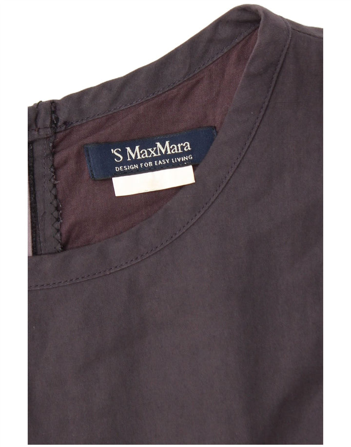 Max Mara Rochie fără mâneci pentru femei UK 12 Mov mediu